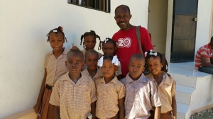 Pastor Benito and some students.